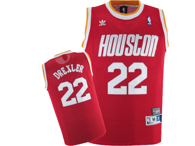 durable Adidas NBA Houston Rockets Clyde Drexler Swingman Road Jerseys